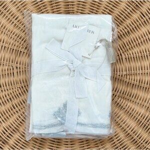 NEW Serena & Lily Brookside Euro Pillow Sham-Sky Blue